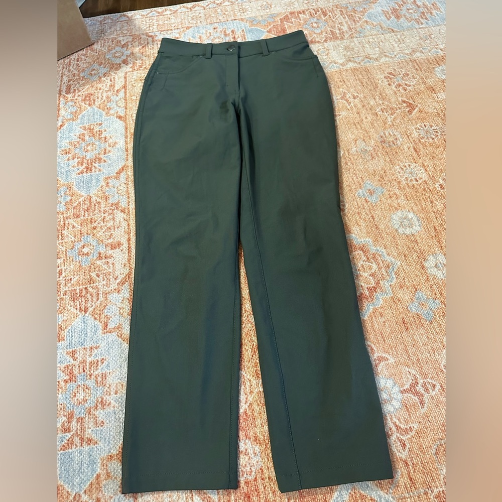Lululemon City Sleek 5 Pocket 7/8 Pant Smoked Spruce W5CZIS size 4 - Picture 3 of 7